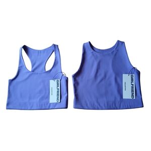 NWT Girlfriend Collective Paloma & Dylan Bra Bundle size Small - Aurora Purple